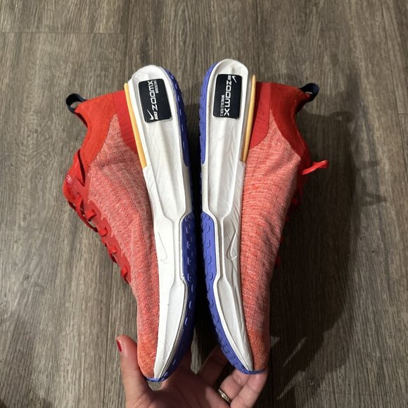 Nike ZoomX Invincible Run FK Men 11.5 Red Blue White Shoes DR2615-600 main image 7